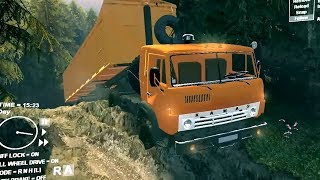 КамАЗ застрял. Мультик игра про грузовые машины для мальчиков  #Автошка