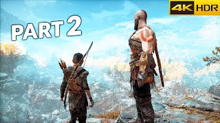 God of War Gameplay Walkthrough Part 2 FULL GAME [4K HDR 60FPS] PC Ultra | No Commentary
