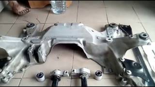 Снятие рулевой рейки Peugeot 407  (Часть 3)