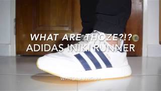 What Are Thoze?!? - Adidas Iniki Runner (White/Navy/Gum) On Feet