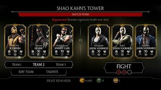 Mortal Kombat X Android Shao Kahn's Tower Fight 94 - 99