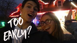 PUTTING UP CHRISTMAS LIGHTS WITH DALLIN