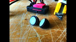 Изготовление фары на модели 1/10 (Making lights on the model 1/10)