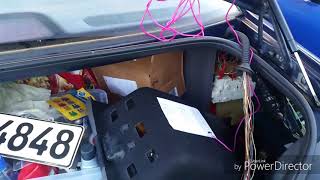 Замена кабельной втулки крышки багажника гофра на BMW e39.