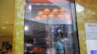 Freshly Squeezed Orange Juice Vending Machine!