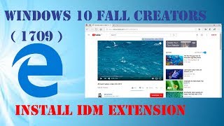 Install IDM extension into Microsoft Edge browser to automatically link