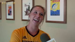 Michaela Stark at Wyoming Soccer Media Day 8-2-19