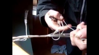 Как плести рыболовную сеть.