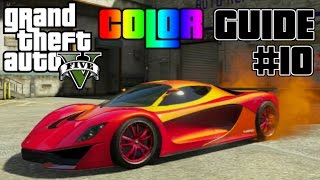 GTA V - Ultimate Color Guide #10 | Best Colors Combos for Grotti Turismo R