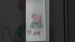 Crochet baby doll with dress