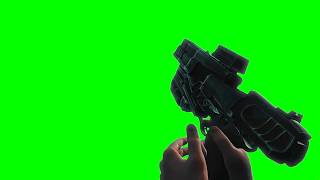 Футаж пистолет на зеленом фоне | Green screen footage fallout 4