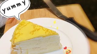 超级薄的千层皮（千层蛋糕 crepe cake）