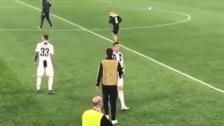 Cristiano Ronaldo a sus compañeros al ser eliminado ante el Ajax