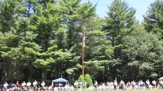 Dress Parade Benediction at Camp Yawgoog