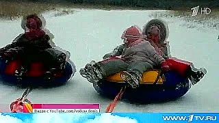 В российские больницы поступают сотни пострадавших во время катания на тюбингах.
