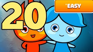 LuckyBoy And PrettyGirl Crystal Temple Maze Easy Mode Level 20