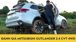 Đánh giá Mitsubishi Outlander 2.4 CVT hai cầu 4WD - Cách âm tốt, lái hay, off-road cũng sướng!