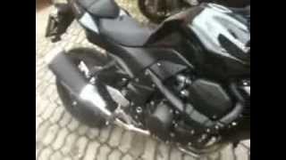 Kawasaki Z750 2012 sound check (Black)