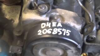 Проверка давления масла в двигателе D4EA 2068575 Santafe