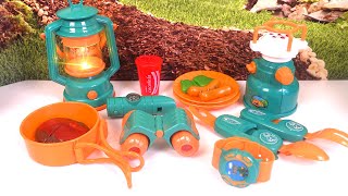 Jeu d’Imitation Camping Accessoires Tente Réchaud Feu de Camp