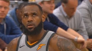 LeBron James Gets Mad at Referee After Getting Blocked, Gets Technical Foul For Complaining
