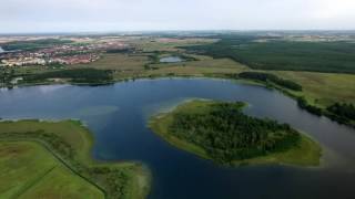 Seenplatte von oben - Waren