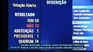 Decisão dos Senado sobre a prisão de um senador movimentou a semana