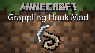 Minecraft Mod รีวิว - Mod เกี่ยวตะขอ | Grappling Hook mod [1.10.2]