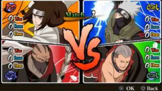 Naruto Ultimate Ninja Heroes 3 EU psp gameplay