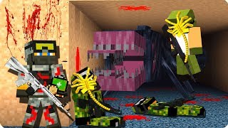 ?Самые мерзкие монстры [ЧАСТЬ 5] Чужие в майнкрафт! - (Minecraft - Сериал)
