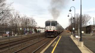 HD Ex Amtrak P40DC 812 chugs out of Dunellen