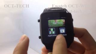 Chinese Goods OCT-WE02 3G smart watch GPS android 4.4.2 OS