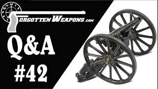 Q&A 42: Books, Machine Guns, Cannons, and Forgotten Weapons by Mail