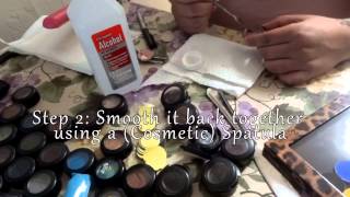DIY How To Fix Broken Eyeshadow