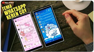 Tema Whatsapp Doraemon/Hello Kitty Terbaru #Whatsapp Aero episode 5