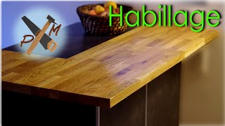 DIY ilot central cuisine aménagée sur mesure - habillage - cuisine aménagée - épisode 13