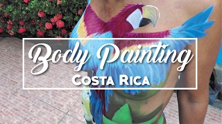Body Painting At Clothing Optional Resort | Costa Rica