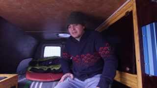 COLD WEATHER Sleep System for Living In A Van