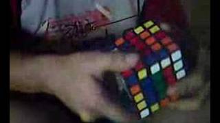 5x5 professor cube speed solving in 4mins 8.73secs