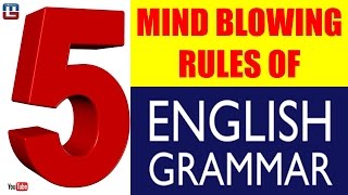 5 MIND BLOWING RULES | ENGLISH GRAMMAR | ALL COMPETITIVE EXAMS