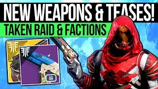 Destiny 2 News | AWOKEN WEAPONS & RAID TEASES! New Exotic Synergy, Faction Units & Double Perks