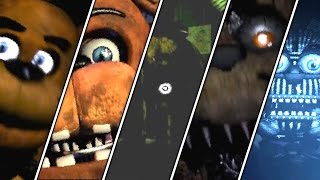Five Nights At Freddy's 1 2 3 4 Sister Location All Jumpscares | FNAF Series