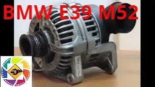 BMW E39 M52 2.5l как снять генератор