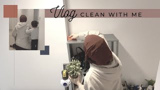 ASMR VLOG | RELAXING CLEAN WITH ME AS A MUSLIM STAY AT HOME MAMA