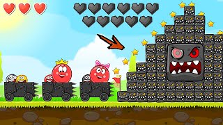 Красный Шар - мод на 1000 квадратов на уровне ! Red Ball 4 mod 100 square шарик от Спуди для детей !