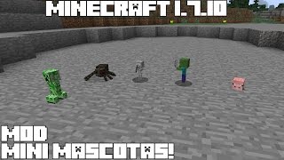 Minecraft 1.7.10 MOD MINI MASCOTAS! Iskall Mini Mobs Mod!