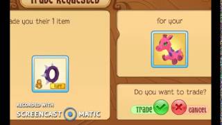 (Animal Jam) Trading attempts #4: Giraffe Epic Plushie