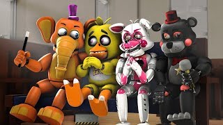 ШКОЛА АНИМАТРОНИКОВ ФНАФ #3 - АНИМАЦИЯ SFM FNAF (FIVE NIGHTS AT FREDDY'S) РЕАКЦИЯ