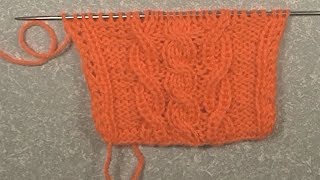 0183-узор.Переплетения.Косы. Вязание спицами. Pattern. Knitting with needles