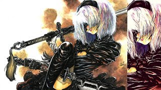 Como dibujar a 2B ヨルハ2号B型 (NieR:Automata)How To Draw/ BEYOND STUDIOS JP